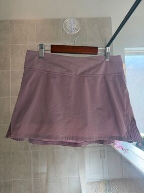 lululemon athletica Mauve Athletic Skort with Pleated Sides